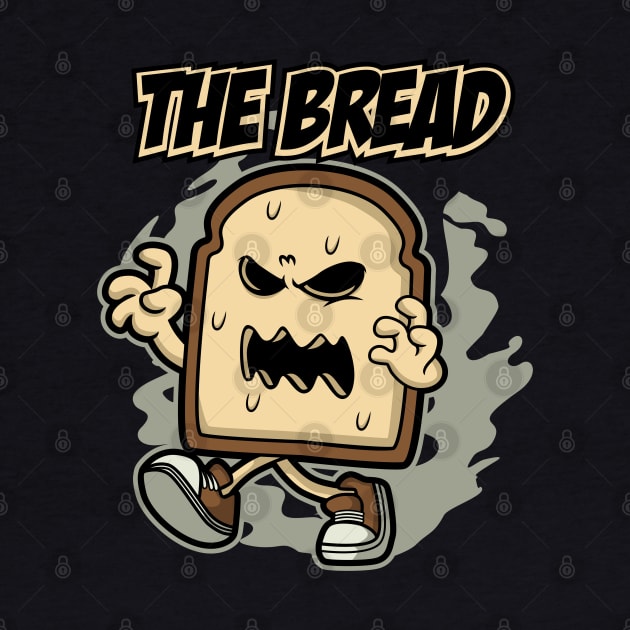 BREAD ZOMBIE CARTOON by beanbeardy